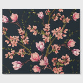 Naadloze florale achtergrond met handgetekende cadeaupapier (Vlak)