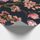 Naadloze florale achtergrond met handgetekende cadeaupapier (Hoek)