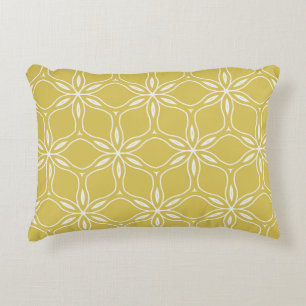 Naadloze florale geometrische patronen. Textielvin Accent Kussen