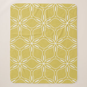 Naadloze florale geometrische patronen. Textielvin Sherpa Deken