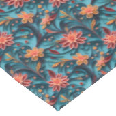 Naadloze florale papieren patroon Tablecloth Tafelkleed (Gekanteld)