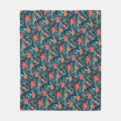 Naadloze florale papieren patroon Vleekzak Fleece Deken (Voorkant)