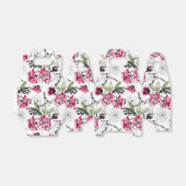 Naadloze florroze bloemen verlaat waterverf bedankdoosjes (Uitgevouwen)