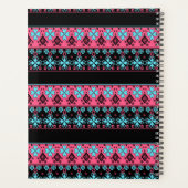 Naadloze  folk voor sierdoeleinden planner (Achterkant)