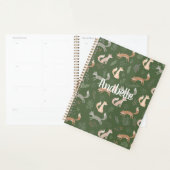 Naadloze fox Winter Branches en Leaves Pattern Planner (Display)