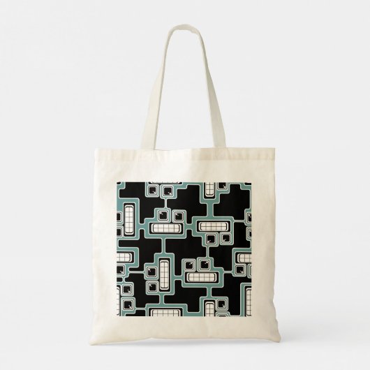 Naadloze Futuristische Canvas tas (Achterkant)