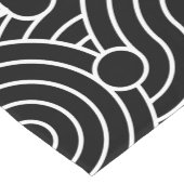 Naadloze geometrische cirkels korte tafelloper (Hoek)