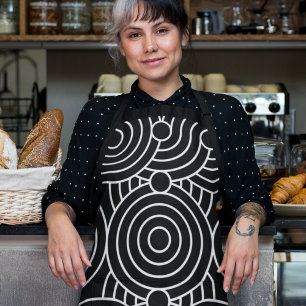 Naadloze geometrische cirkels schort