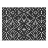 Naadloze geometrische cirkels tafelkleed (Voorkant (Horizontaal))
