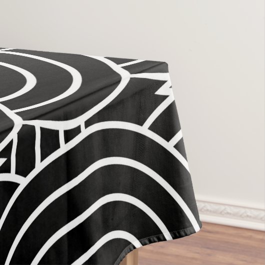 Naadloze geometrische cirkels tafelkleed (Voorbeeld)