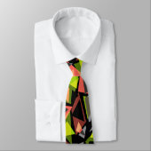 Naadloze geometrische driehoeken vormen stropdas (Gebonden)