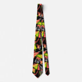 Naadloze geometrische driehoeken vormen stropdas (Voorkant)