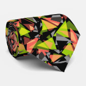 Naadloze geometrische driehoeken vormen stropdas (Opgerold)
