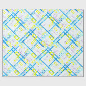 Naadloze geometrische heldere kleuren, rechthoekig cadeaupapier (Vlak)