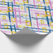 Naadloze geometrische heldere kleuren, rechthoekig cadeaupapier (Hoek)