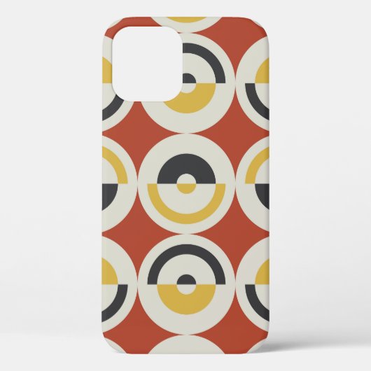 Naadloze geometrische kleurrijke cirkels patroon Case-Mate iPhone case (Achterkant)