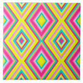 Naadloze geometrische robus vormt moderne trendy d tegeltje (Voorkant)