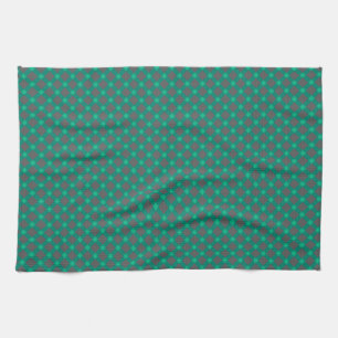 Naadloze gerooide tartan schotse groene schar theedoek