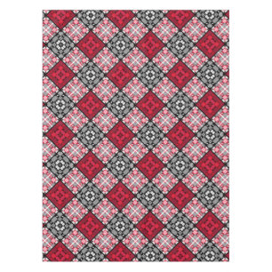 Naadloze geruite geometri van plaid abstracte tafelkleed
