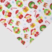 Naadloze gestileerde kerstversiertjes met kleine e tissuepapier (Detail)