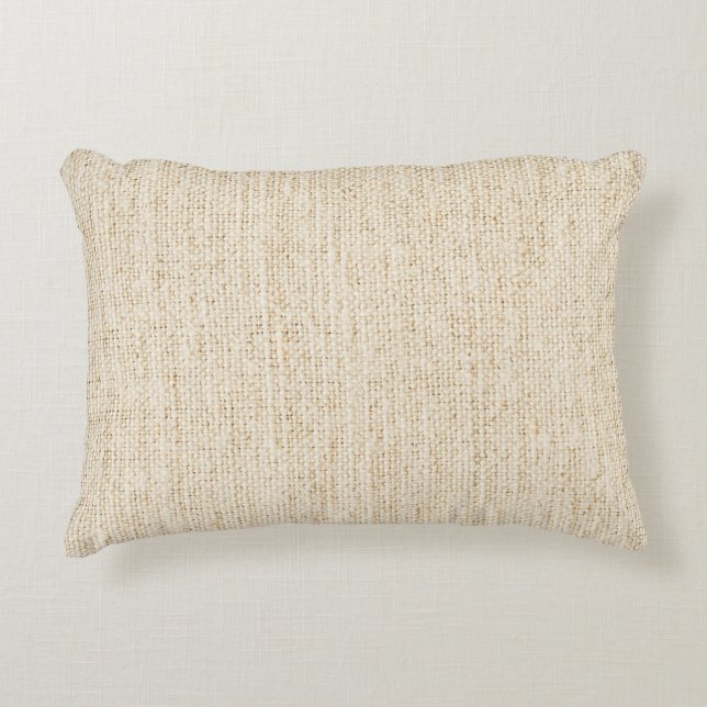 Naadloze geweven stof accent kussen (Voorkant)