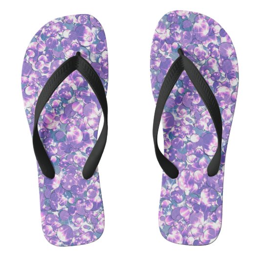 Naadloze glitter sparkles sequenschuimen zilver teenslippers (Voetbed)