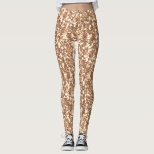 Naadloze glitter sparkles sequodeert schuimende go leggings