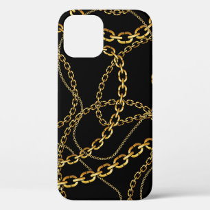Naadloze gouden ketting, elegant patroon. Case-Mate iPhone case