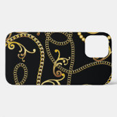 Naadloze gouden kettingpatrouillemode, Illustrator Case-Mate iPhone Case (Achterkant (horizontaal))
