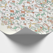 naadloze grens in oostelijke stijl. O Cadeaupapier (Hoek)