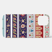 Naadloze grenzen met verschillende bloemen. C Case-Mate iPhone Case (Achterkant (horizontaal))