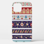 Naadloze grenzen met verschillende bloemen. C Case-Mate iPhone Case (Achterkant)