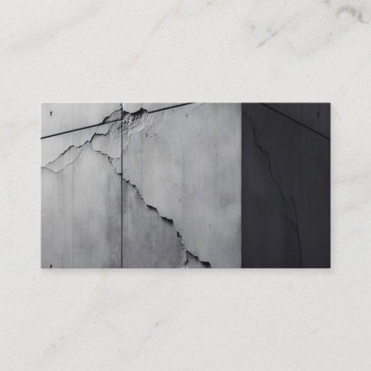 Naadloze Grijze Concrete Blok Patroon Textuur Visitekaartje (Voorkant)