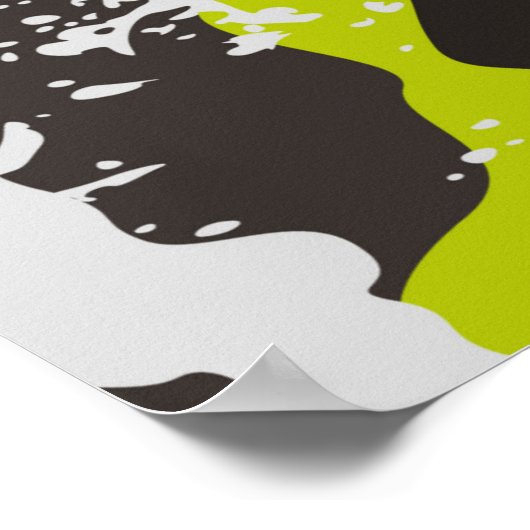 Naadloze grunge camouflage achtergrond. Camouflage Poster (Hoek)