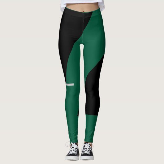 Naadloze gym en outfit leggings (Voorkant)