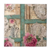 Naadloze Hand getrokken artistieke Rustieke backsp Tegeltje (Voorkant)