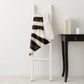 naadloze handtekentextuur, dierlijke afdruk; sherpa deken (In situ)