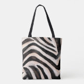 naadloze handtekentextuur, dierlijke afdruk; tote bag (Achterkant)