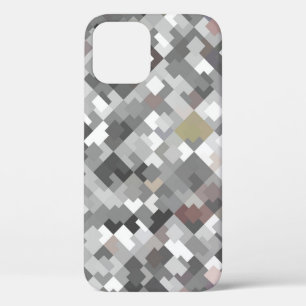 Naadloze heldere abstracte mozaïekgrijze achtergro Case-Mate iPhone case