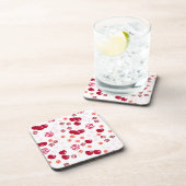 Naadloze heldere Cherry berry snoep lollipopes zoe Bier Onderzetter (Rechterzijde)