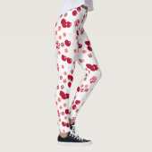 Naadloze heldere Cherry berry snoep lollipopes zoe Leggings (Rechts)