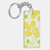 Naadloze heldere citroenmoes snoep lollipops zoet sleutelhanger (Voorkant Links)