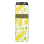 Naadloze heldere citroenmoes snoep lollipops zoet thermosbeker (Achterkant)