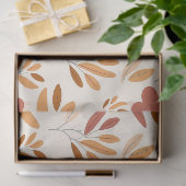 Naadloze Herfst Herfst Bloemenpatroon Tissuepapier (Geschenk)