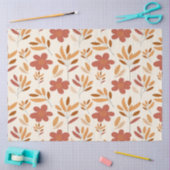 Naadloze Herfst Herfst Bloemenpatroon Tissuepapier (Craft)