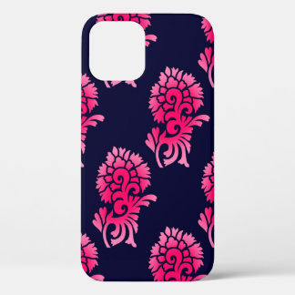 naadloze Indiase mughale bloemmolen met achtergron Case-Mate iPhone Case