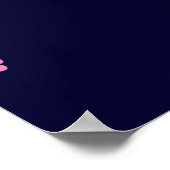 naadloze Indiase mughale bloemmolen met achtergron Poster (Hoek)