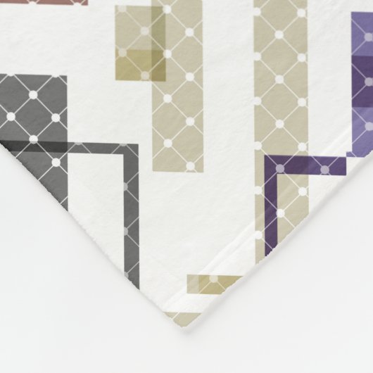 Naadloze ingecheckte vleid tartan patroon groene b fleece deken (Hoek)