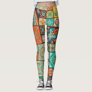 Naadloze islamitische, Arabische tegel patroon. Leggings