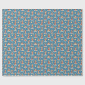 Naadloze Jezus Patroon Religie Gift Christendom Cadeaupapier (Vlak)